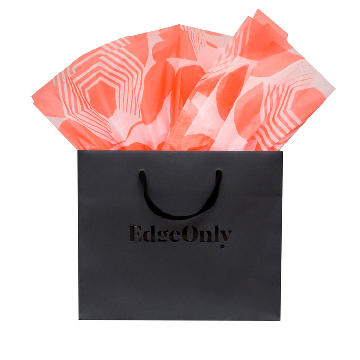 Edge Only Gift Bag - Leah Hewson for Edge Only. Front with tissue