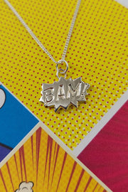 Edge Only - Mini BAM! Pendant sterling silver