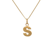 SAMPLE - Letter Pendant - 18ct Gold Vermeil