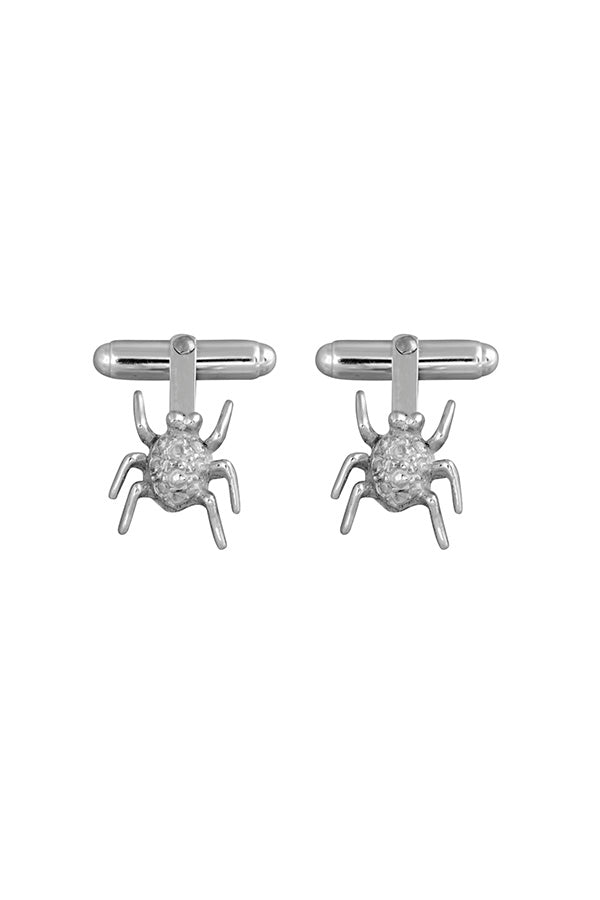 Edge Only Spotted Bug Cufflinks in Sterling Silver