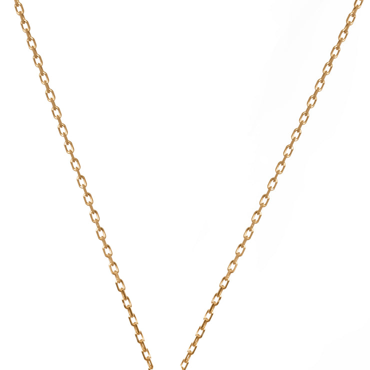 trace chain 1.59mm gold vermeil