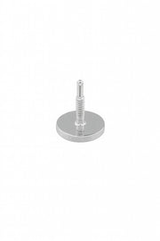 Circle Labret front screw sterling silver
