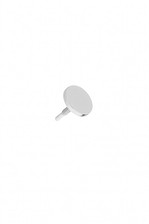 Circle Labret front sterling silver