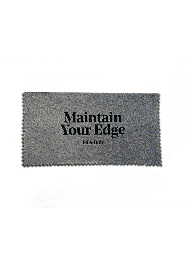 Edge Only Silver Polishing Cloth Maintain Your Edge!