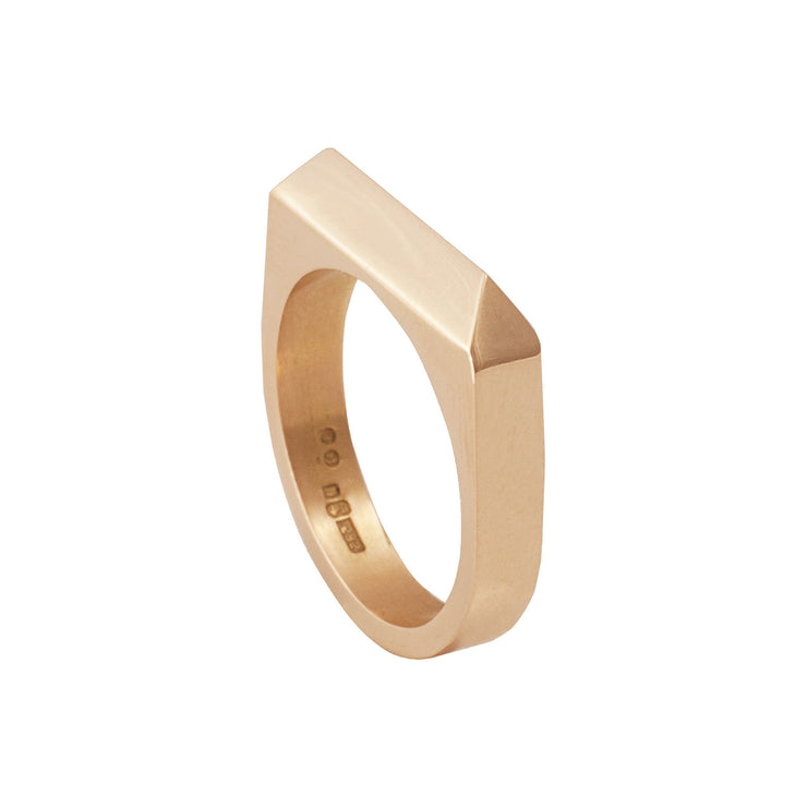 Edge Only Rooftop Ring in 14 carat Gold 14kt