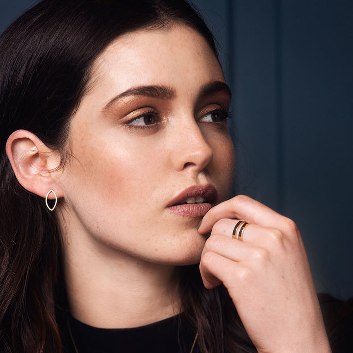 Edge Only Parallel Ring in 14ct Gold