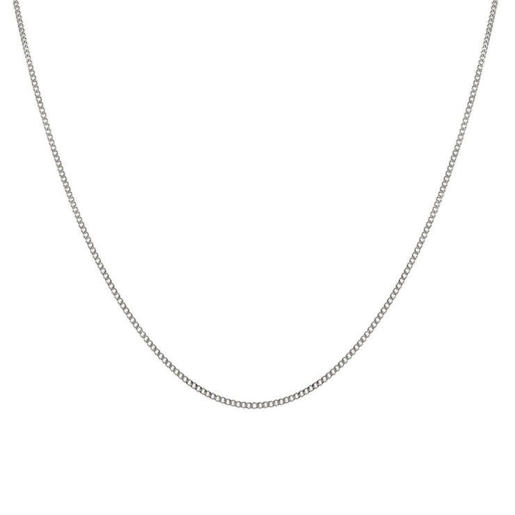 Edge Only 2mm Curb Chain in sterling silver