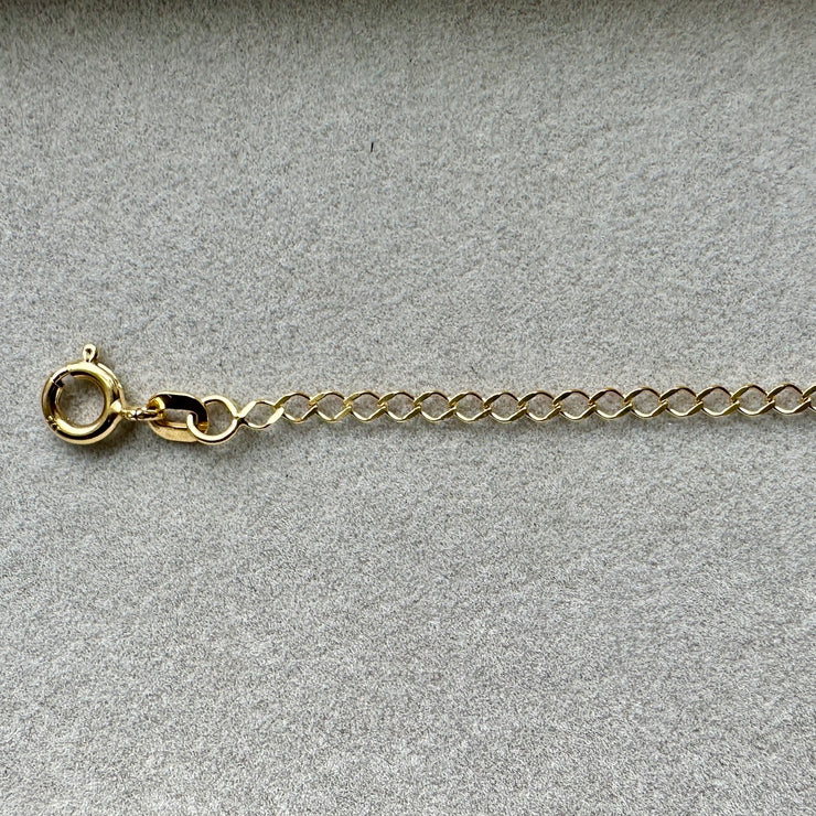 Edge Only Fine Gold Chain Link Bracelet in 9ct gold