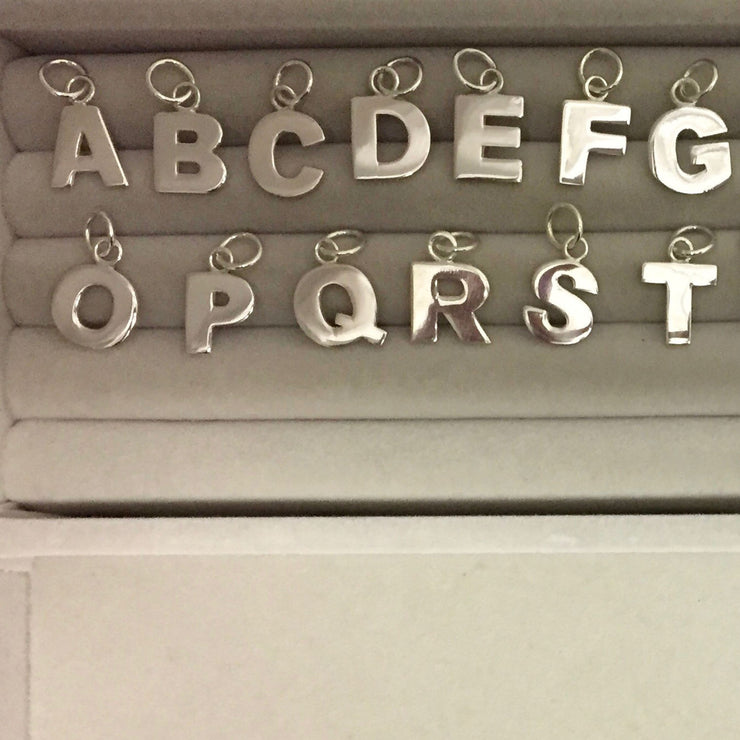 Edge Only Letter Pendants A to T