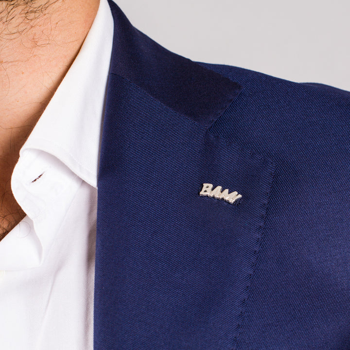 Bam Lapel Pin in Sterling Silver