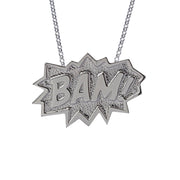 Edge Only BAM Pendant XL Long in sterling silver