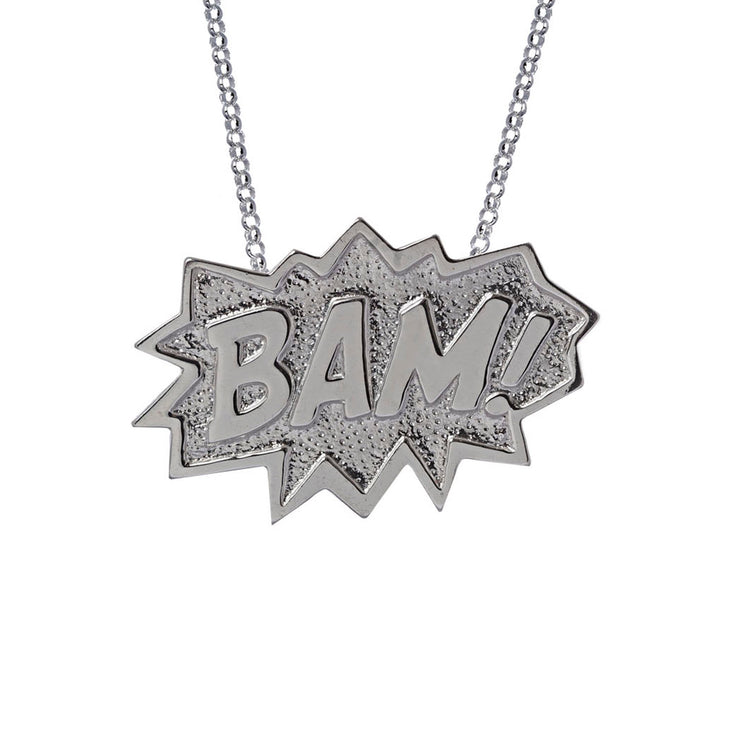 Edge Only BAM Pendant XL Long in sterling silver