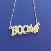 BOOM! Necklace in sterling silver