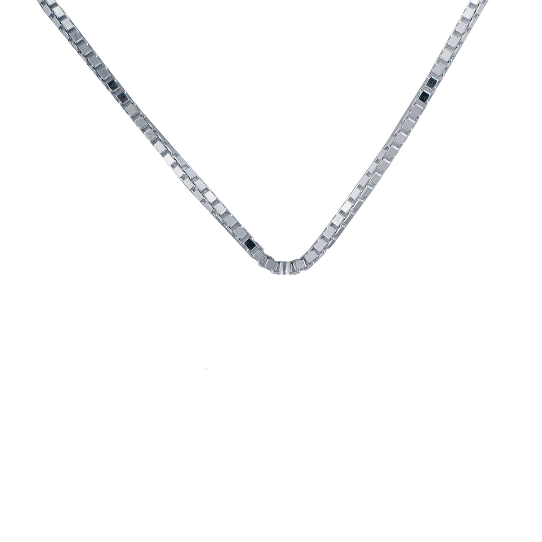 Box Chain 22"/55cm in sterling silver