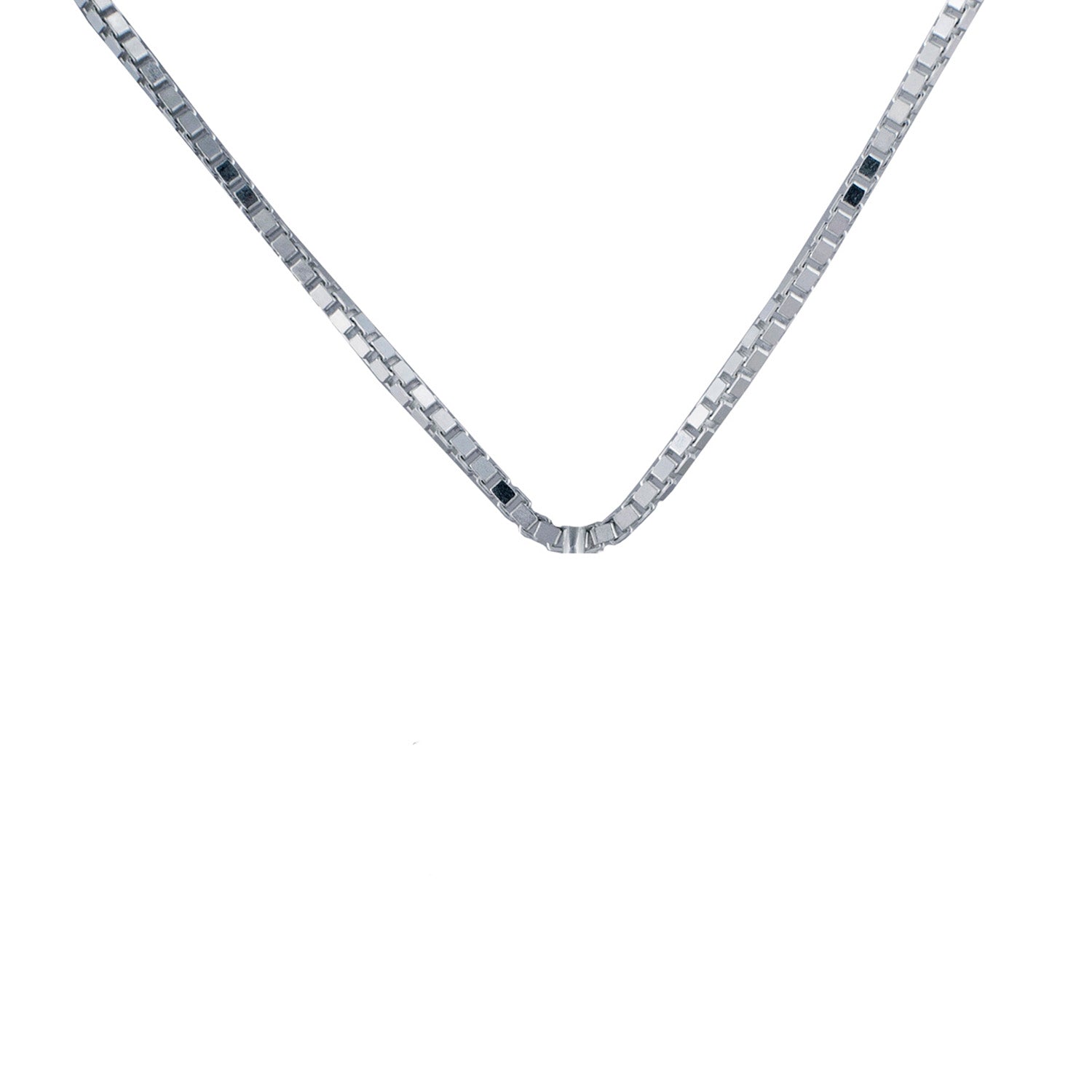 Box Chain 22"/55cm in sterling silver