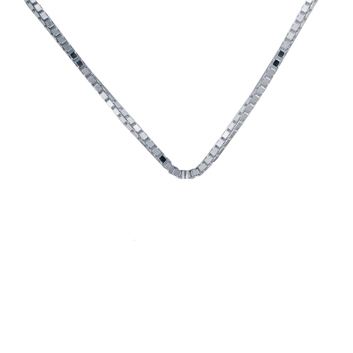 Box Chain 22"/55cm in sterling silver