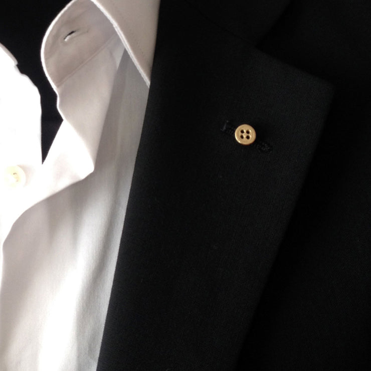 14ct Gold Button Lapel Pin