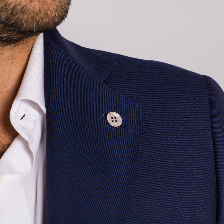 Edge Only Button Lapel Pin in Sterling Silver