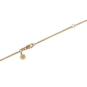 Edge Only curb chain in gold vermeil 18-20" 45-50cm length