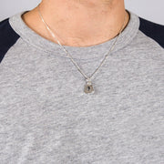 Edge Only DJ Pendant in sterling silver