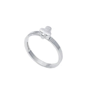 Edge Only Club stacking ring in sterling silver