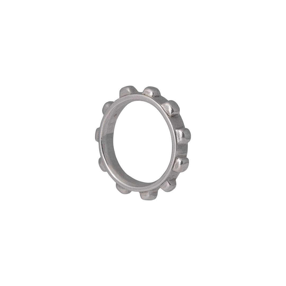 Edge Only Worry Ring in recycled sterling silver