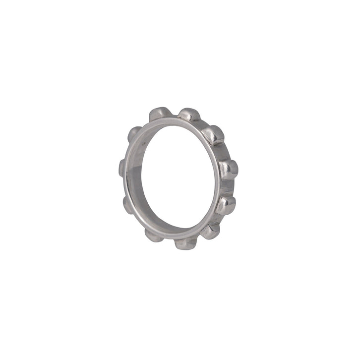 Edge Only Worry Ring in recycled sterling silver