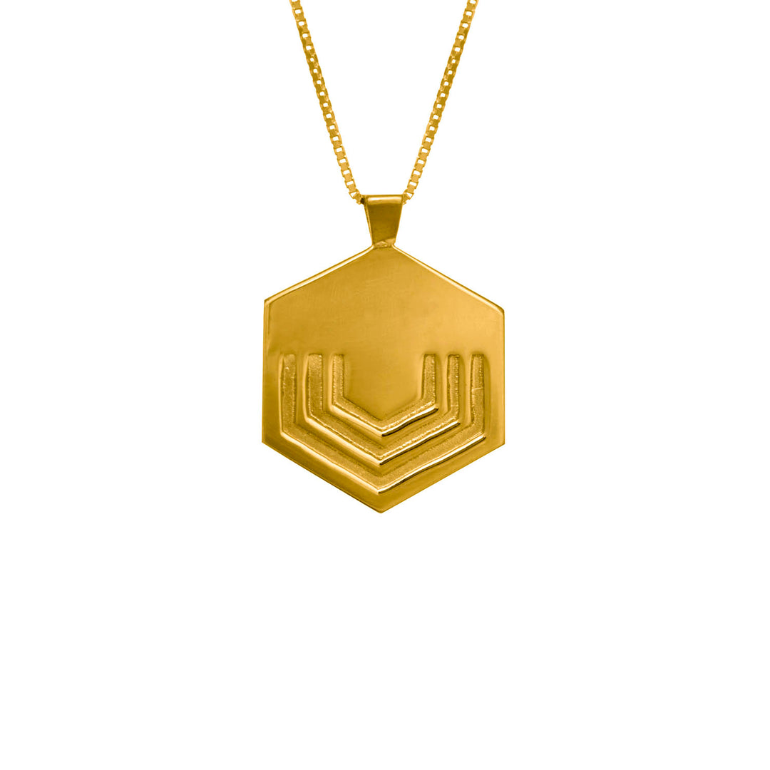 Hexagon Pendant XL