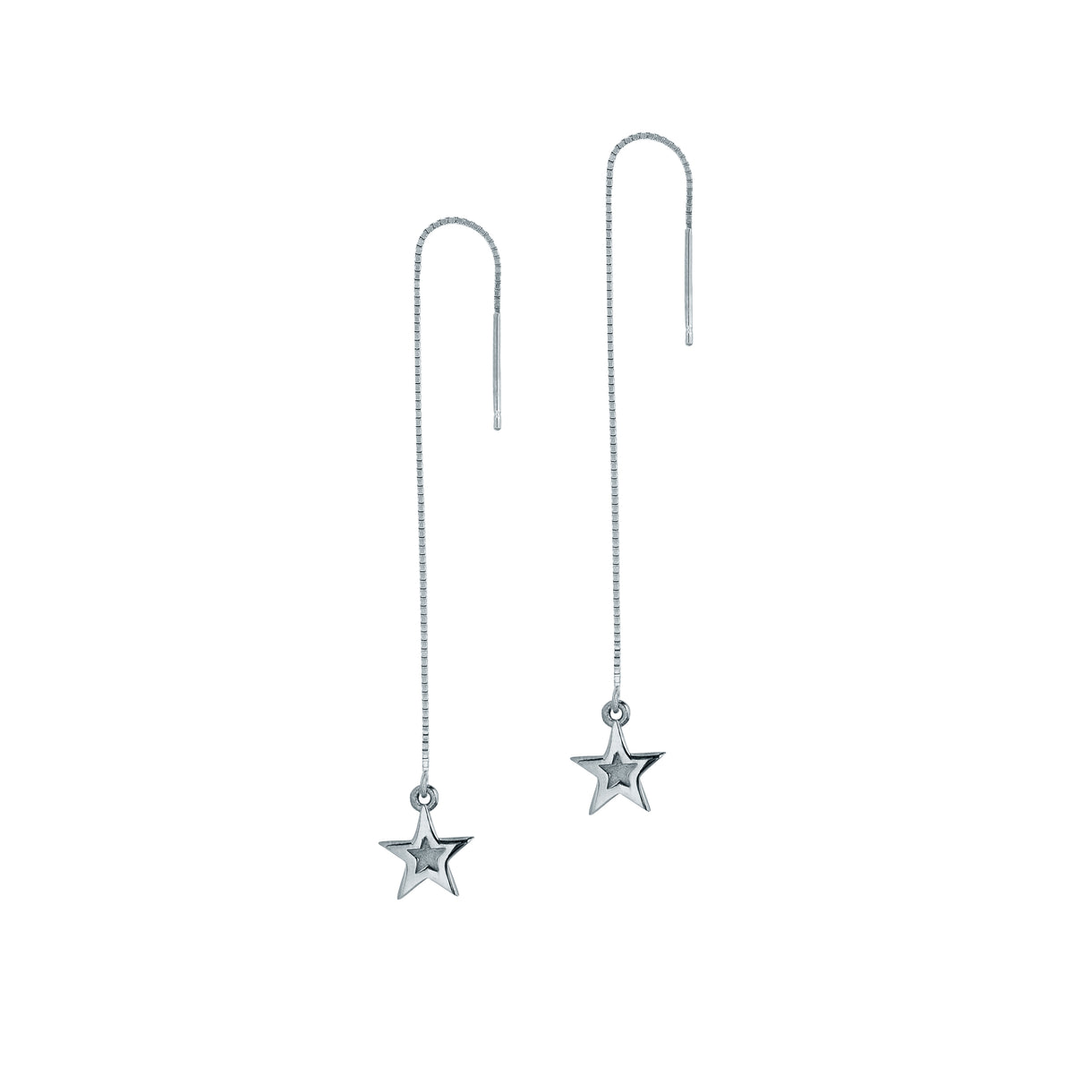 Edge_Only Megastar Ear Threaders . Star ear thread