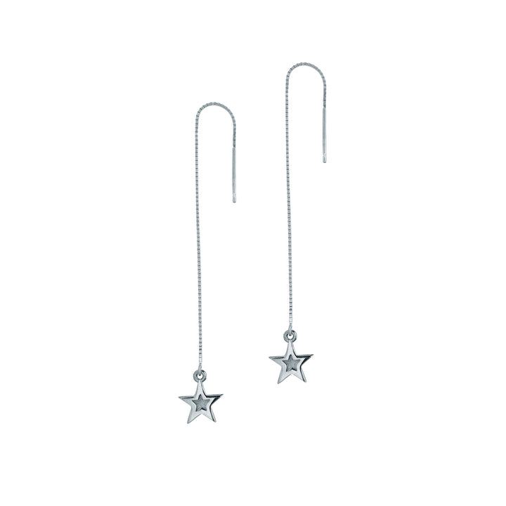 Edge_Only Megastar Ear Threaders . Star ear thread