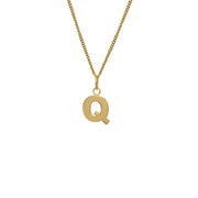 SAMPLE - Letter Pendant - 18ct Gold Vermeil