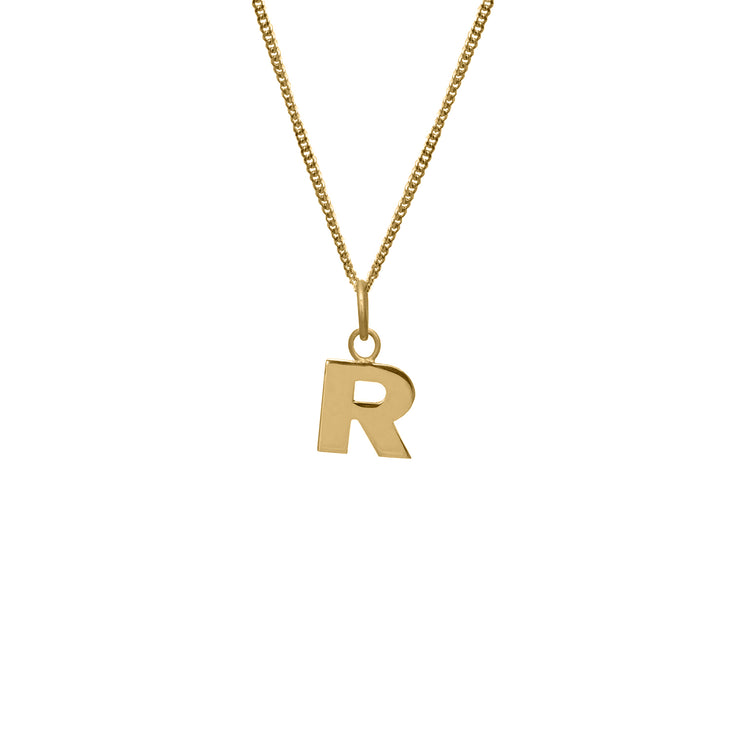 SAMPLE - Letter Pendant - 18ct Gold Vermeil
