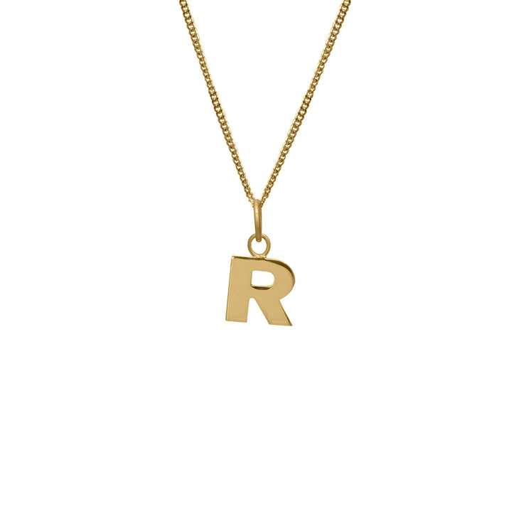 SAMPLE - Letter Pendant - 18ct Gold Vermeil
