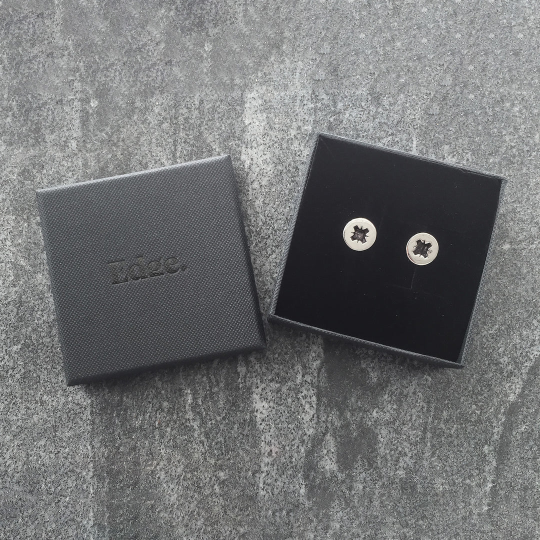 Phillips-head Screw Earrings