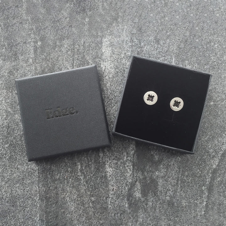 Phillips-head Screw Earrings