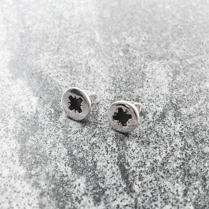 Phillips-head Screw Earrings