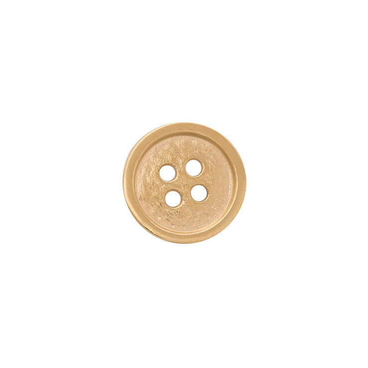 Edge Only Button Pin or Tie Tack in gold vermeil