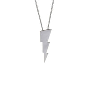 Edge Only Triple Bolt Pendant in sterling silver