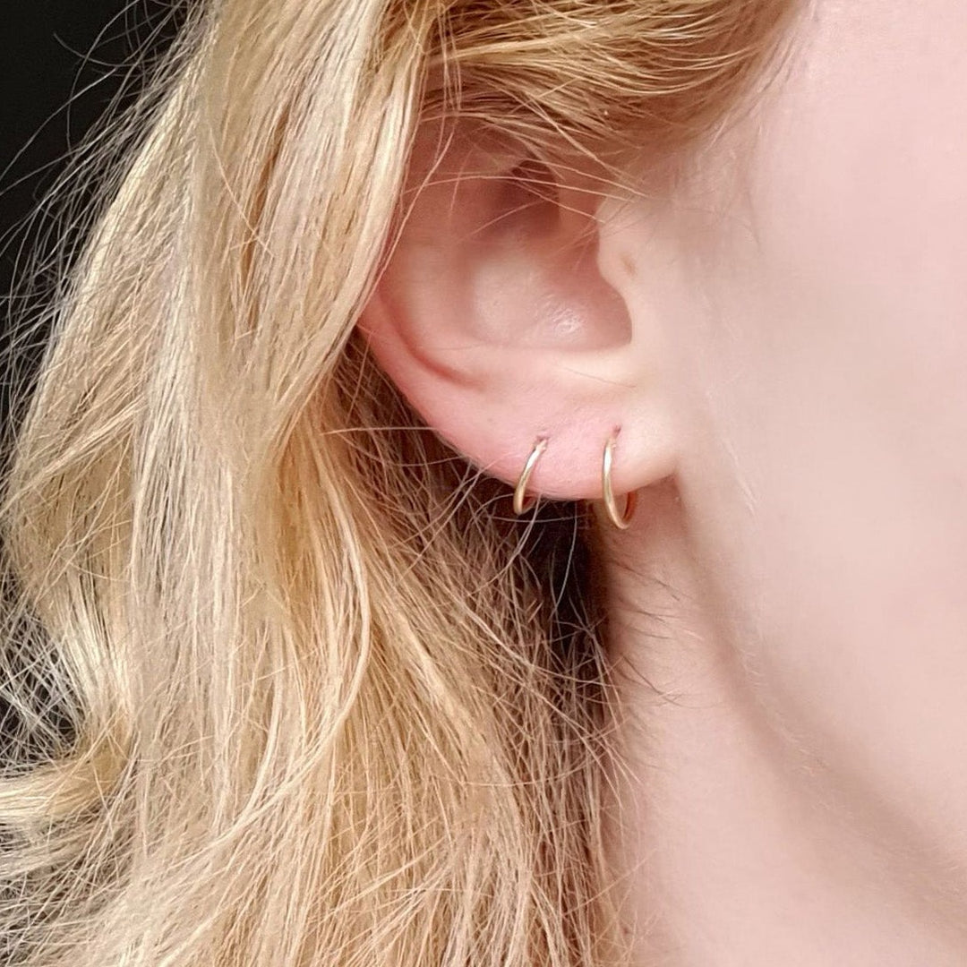Closed loop earrings hot sale