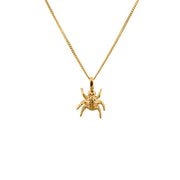 Edge Only Spotted Bug Pendant in 18ct gold vermeil