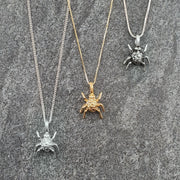 Edge Only Spotted Bug pendants in Sterling silver , 18ct gold vermeil and oxidised silver
