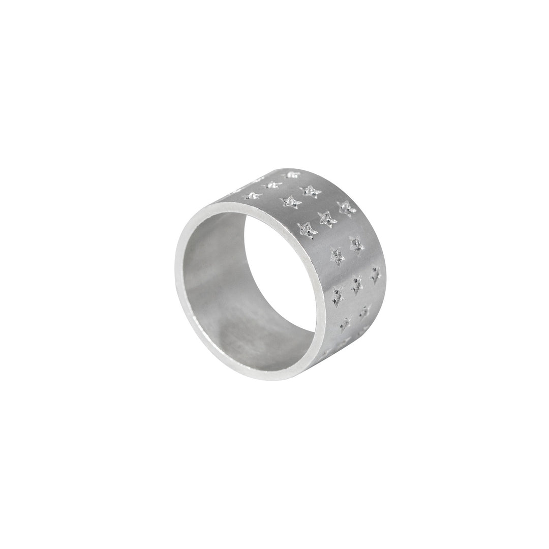 Edge Only Galaxy Ring in sterling silver