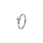 Square Stacking Ring in Sterling Silver