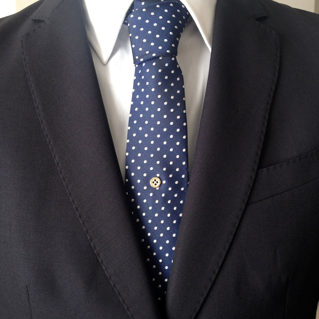 14ct Gold Button Lapel Pin