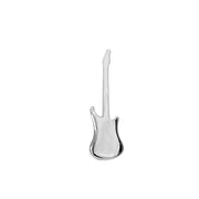 Electric Guitar Lapel Pin in Sterling Silver