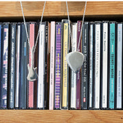 Sterling Silver Guitar and Plectrum Pendants