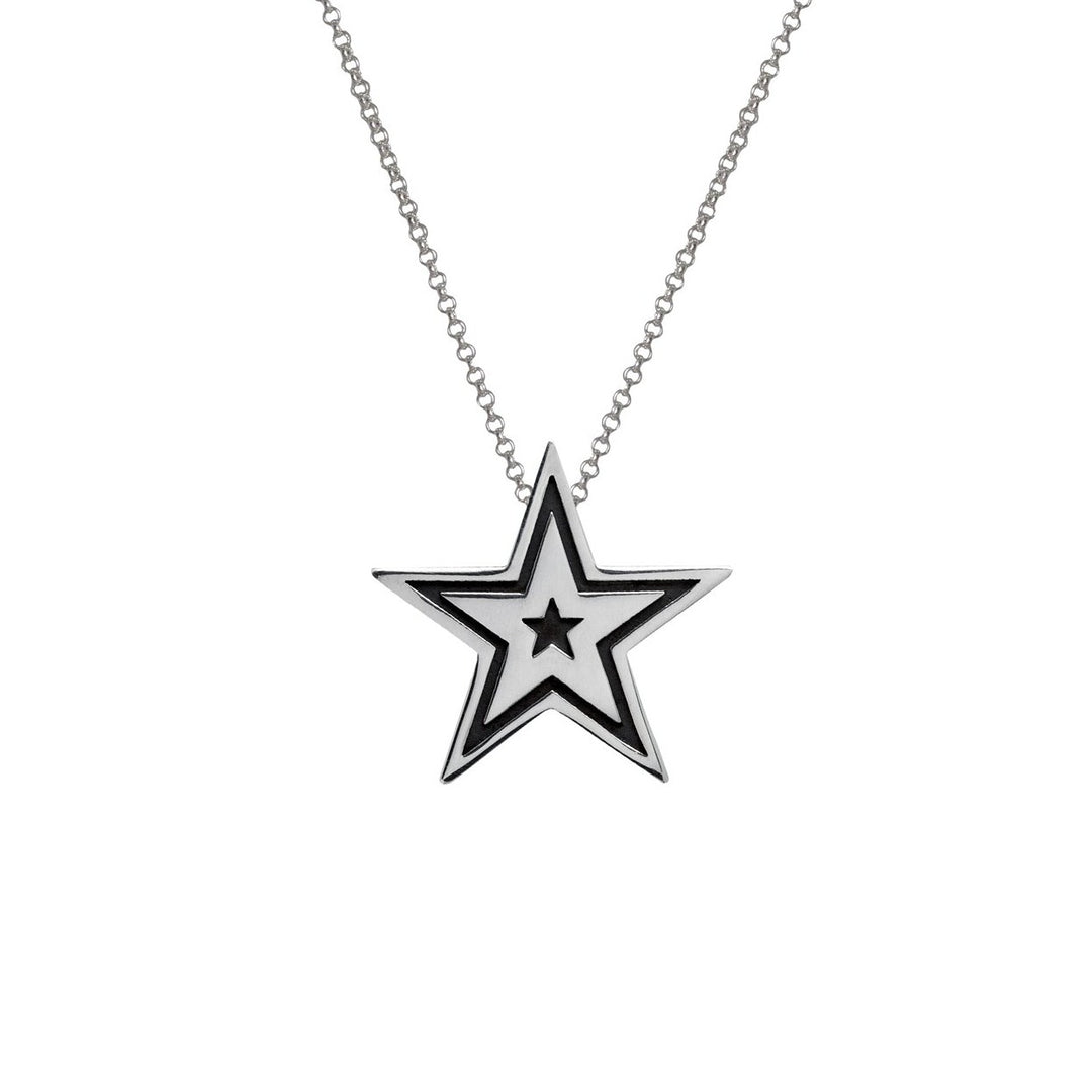 Edge Only Megastar Pendant Long black
