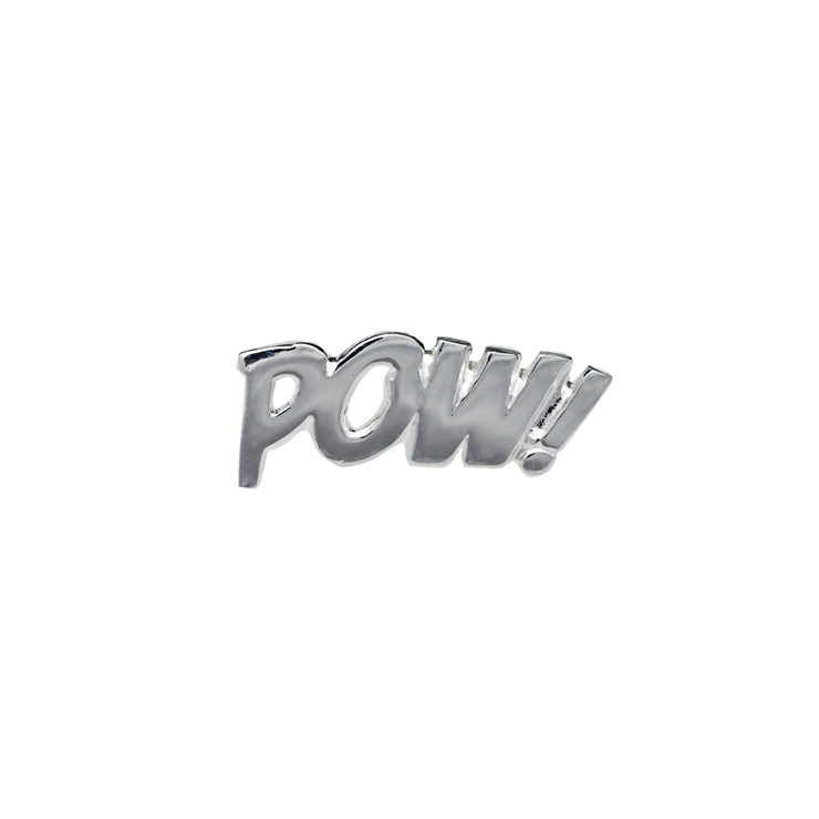 Edge Only POW Pin in Sterling Silver 