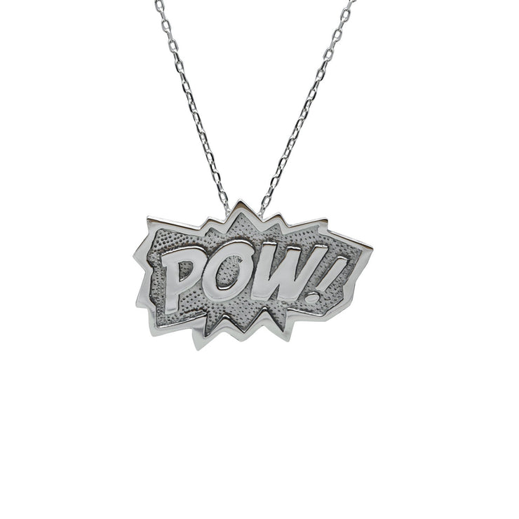Edge Only POW Pendant XL in Sterling Silver 