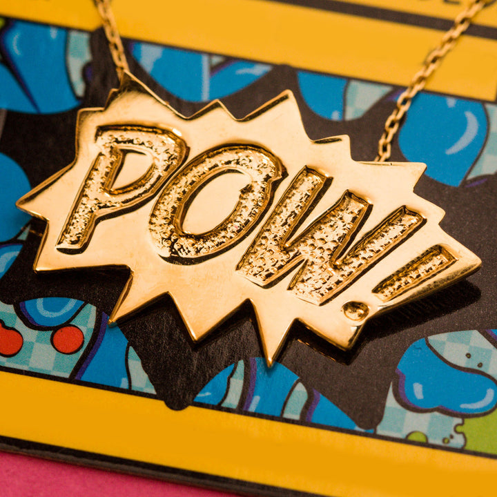 Edge Only POW| Pendant Large in 18ct gold vermeil